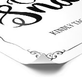 ソーシャルメディ結婚アのサインのハッシュタグoh snap フォトプリント            (角)