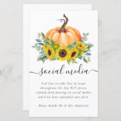 ソーシャルメディ結婚アのリクエストひまわりカボチャ (正面/裏面)