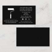 ソーシャルメディ絵を描アローラーハ絵を描ウスのサービス 名刺 (正面/裏面)