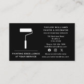 ソーシャルメディ絵を描アローラーハ絵を描ウスのサービス 名刺 (正面)