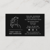 ソーシャルメデウマ科のィア馬調馬獣医 名刺 (正面)