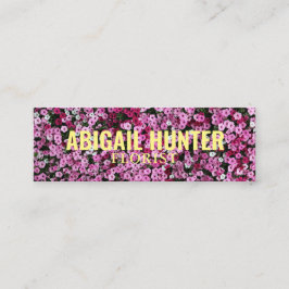 ソーシャルメデパーソナライズされたィア「花を咲かせる」 スキニー名刺