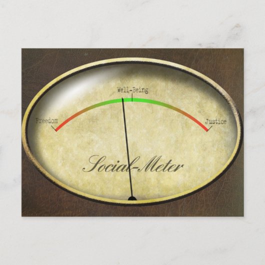 ソーシャルメーター ポストカード (正面)