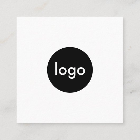 ソーシャルモダンメディアQRコード スクエア名刺 (裏面)