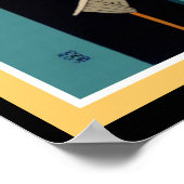 ソーシャルラハバナアールデコポスター13 x 19 ポスター (角)