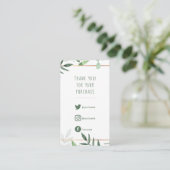 ソーシャルリンク、緑葉の縁ど金ゴールド挿入カード エンクロージャーカード (スタンド正面)