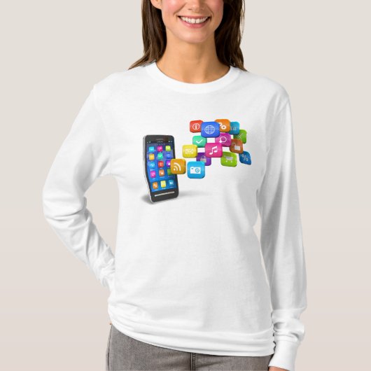 ソーシャルレディーシャツ Tシャツ (正面)