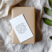 ソーシャルロゴ、白黒の注文の挿入カード。 エンクロージャーカード