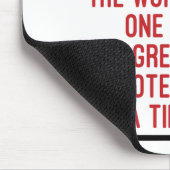 ソーシャルワーカおもしろいーの進捗状況のメモソーシャル作業 マウスパッド (コーナー)