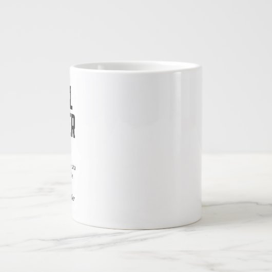 ソーシャルワーカおもしろいー辞書の定義コーヒーM ジャンボコーヒーマグカップ (正面)