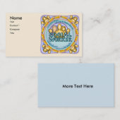 ソーシャルワーカカスタムーの名刺 名刺 (正面/裏面)