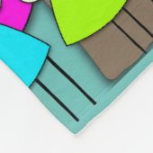 ソーシャルワーカーお洒落鳥 フリースブランケット (角)