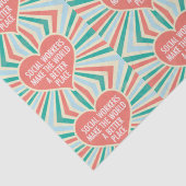 ソーシャルワーカーかわいいハートパターン社会活動 薄葉紙 (詳細)