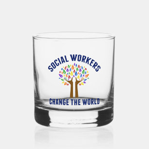 ソーシャルワーカーが世界を変えるソーシャルワーク ウイスキーグラス