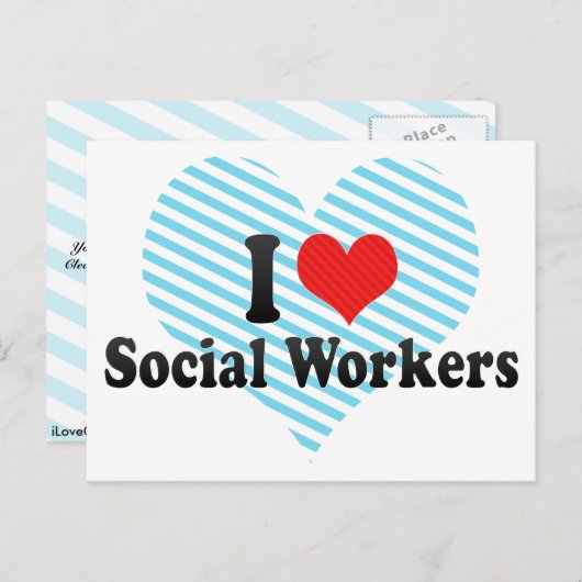 ソーシャルワーカーが大好き ポストカード (正面/裏面)