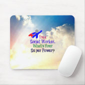 ソーシャルワーカーすごいのヒーロー マウスパッド (マウス)