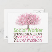 ソーシャルワーカーのはがき ポストカード (正面/裏面)