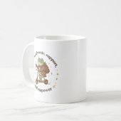 ソーシャルワーカーのカエル コーヒー コーヒーマグカップ (正面左)