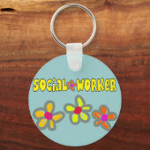 ソーシャルワーカーのギフト キーホルダー (正面)