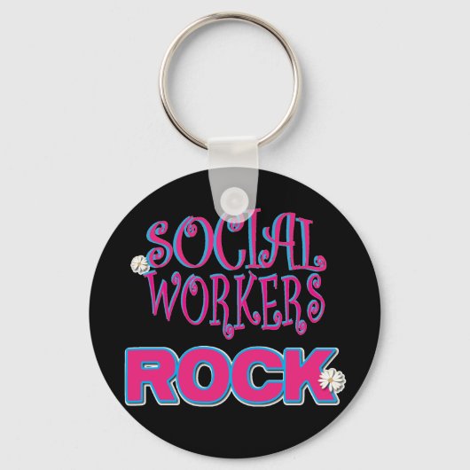 ソーシャルワーカーのギフト キーホルダー (正面)