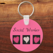 ソーシャルワーカーのギフト キーホルダー (正面)