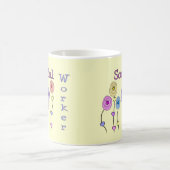 ソーシャルワーカーのギフト コーヒーマグカップ (中央)