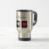 ソーシャルワーカーのギフト トラベルマグ (正面右)