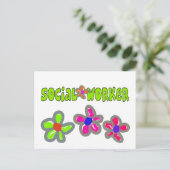 ソーシャルワーカーのギフト ポストカード (スタンド正面)