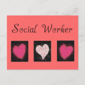 ソーシャルワーカーのギフト ポストカード (正面)