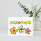 ソーシャルワーカーのギフト ポストカード (スタンド正面)