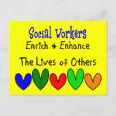ソーシャルワーカーのギフト ポストカード (正面)