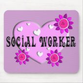 ソーシャルワーカーのギフト マウスパッド (正面)