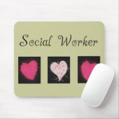 ソーシャルワーカーのギフト マウスパッド (マウス)