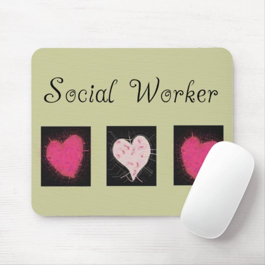 ソーシャルワーカーのギフト マウスパッド (マウス)
