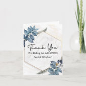 ソーシャルワーカーのサンキューカード サンキューカード (正面)