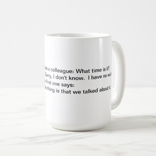 ソーシャルワーカーのマグ コーヒーマグカップ (正面右)