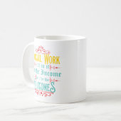 ソーシャルワーカーのマグ-社会事業のユーモアのコーヒー・マグ コーヒーマグカップ (正面左)