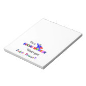 ソーシャルワーカーのユーモア ノートパッド (回転)