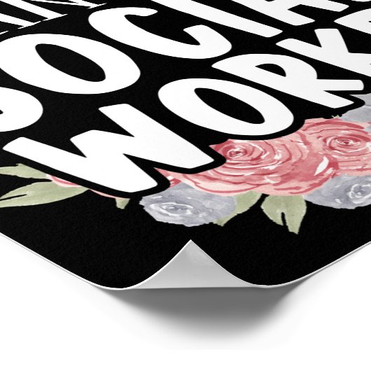 ソーシャルワーカーの人生を変えるソーシャルワーカー ポスター (角)