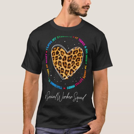 ソーシャルワーカーの分隊の管理感謝の週に戻る Tシャツ (正面)