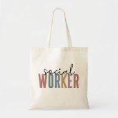 ソーシャルワーカーの卒業感謝のギフト トートバッグ (正面)