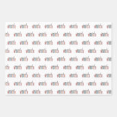 ソーシャルワーカーの卒業感謝のギフト ラッピングペーパーシート (正面3)