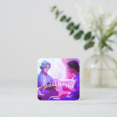 ソーシャルワーカーの名刺 スクエア名刺 (スタンド正面)