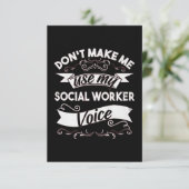 ソーシャルワーカーの声 カード (スタンド正面)