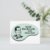 ソーシャルワーカーの声 ポストカード (スタンド正面)