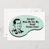 ソーシャルワーカーの声 ポストカード (正面/裏面)