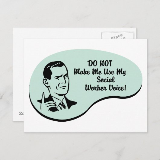 ソーシャルワーカーの声 ポストカード (正面/裏面)