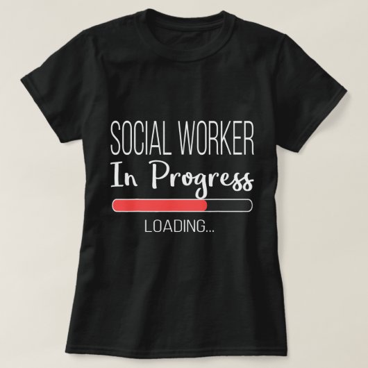 ソーシャルワーカーの学生MSWマスターズのギフトin Pro Tシャツ (デザイン正面)