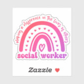 ソーシャルワーカーの感謝と卒業祝い シール (シート)