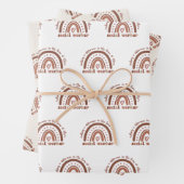 ソーシャルワーカーの感謝の卒業式の贈り物 ラッピングペーパーシート (インサイチュ)